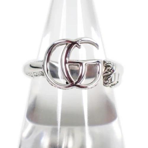 Pre-owned Silver rings Gucci Vintage , Gray , Dames