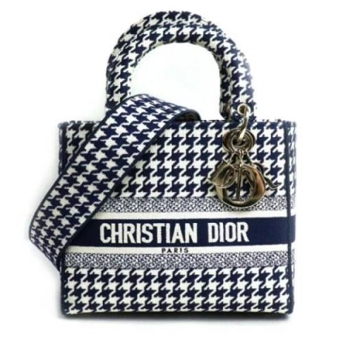 Pre-owned Canvas dior-bags Dior Vintage , Blue , Dames