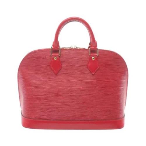 Pre-owned Leather louis-vuitton-bags Louis Vuitton Vintage , Red , Dam...