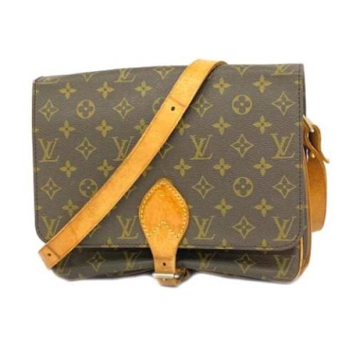 Pre-owned Fabric louis-vuitton-bags Louis Vuitton Vintage , Brown , Da...