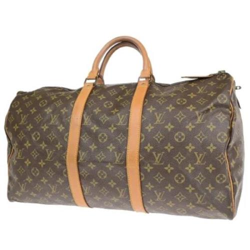 Pre-owned Canvas louis-vuitton-bags Louis Vuitton Vintage , Brown , Da...