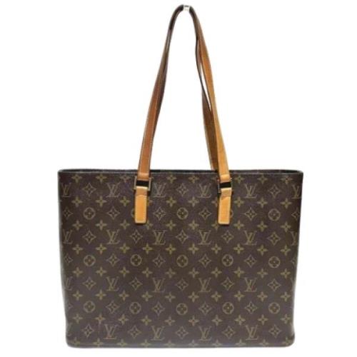 Pre-owned Fabric louis-vuitton-bags Louis Vuitton Vintage , Brown , Da...