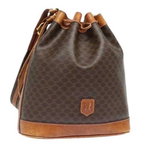 Pre-owned Leather celine-bags Celine Vintage , Brown , Dames