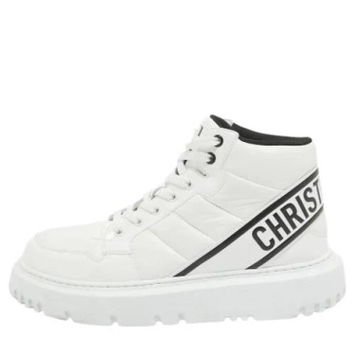 Pre-owned Nylon sneakers Dior Vintage , White , Heren