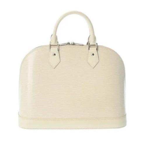 Pre-owned Leather louis-vuitton-bags Louis Vuitton Vintage , White , D...