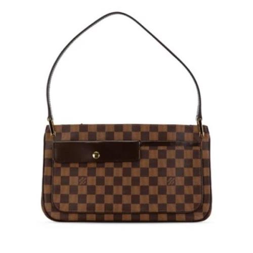 Pre-owned Leather louis-vuitton-bags Louis Vuitton Vintage , Brown , D...