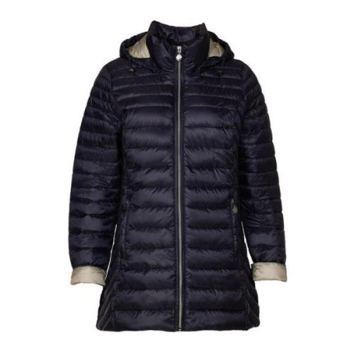 Lichtgewicht donsjack Marine/Groen Danwear , Blue , Dames