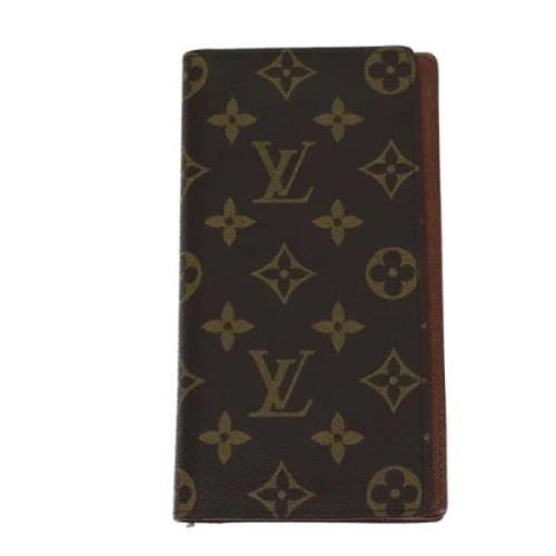 Pre-owned Canvas wallets Louis Vuitton Vintage , Brown , Dames