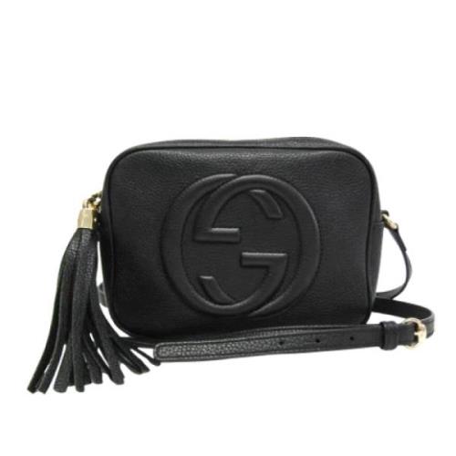 Pre-owned Leather gucci-bags Gucci Vintage , Black , Dames