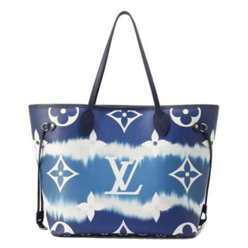 Pre-owned Fabric louis-vuitton-bags Louis Vuitton Vintage , Blue , Dam...