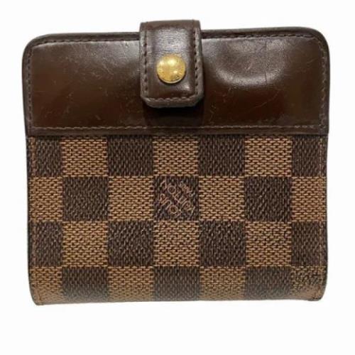 Pre-owned Canvas wallets Louis Vuitton Vintage , Brown , Dames