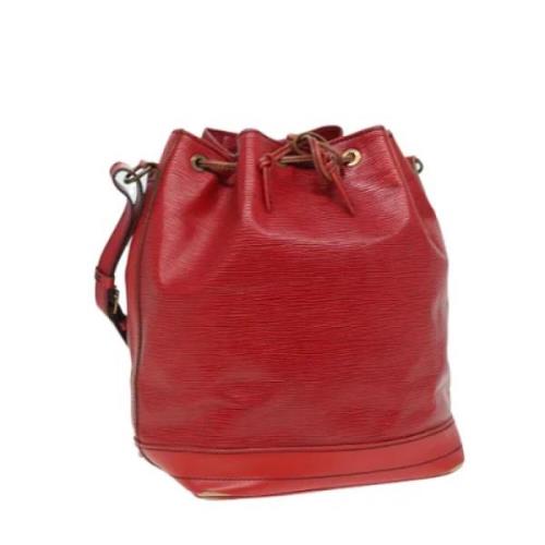 Pre-owned Leather shoulder-bags Louis Vuitton Vintage , Red , Dames