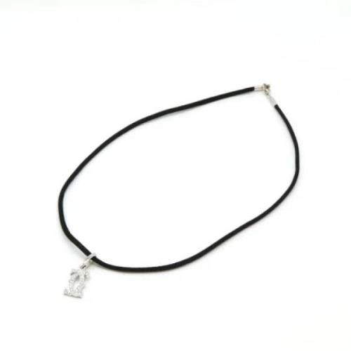 Pre-owned White Gold necklaces Cartier Vintage , Gray , Dames