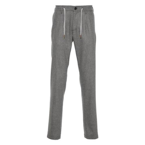 Kasjmiermix Slim-Fit Broek Eleventy , Gray , Heren