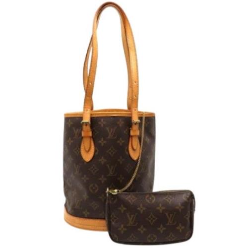 Pre-owned Fabric louis-vuitton-bags Louis Vuitton Vintage , Brown , Da...