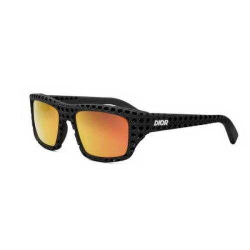 Elegante 3D-zonnebril Dior , Black , Unisex