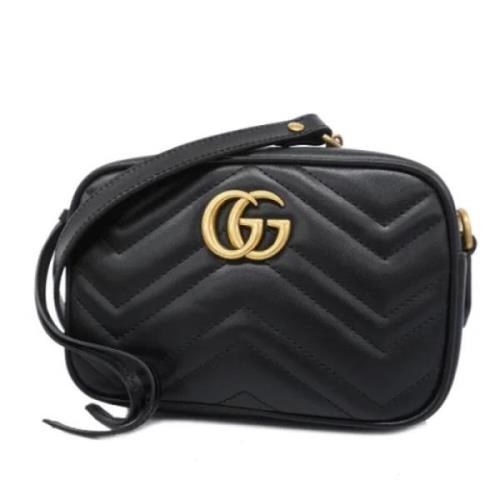 Pre-owned Leather gucci-bags Gucci Vintage , Black , Dames