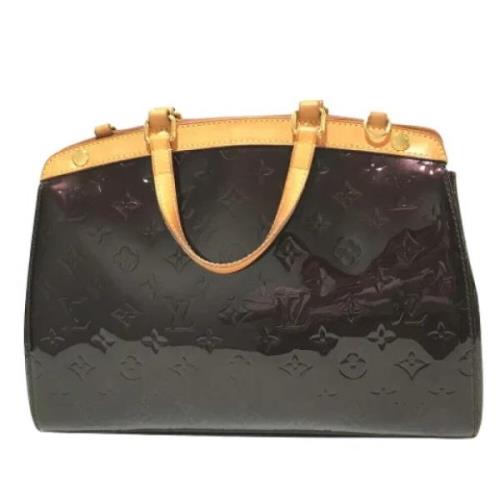 Pre-owned Leather louis-vuitton-bags Louis Vuitton Vintage , Purple , ...