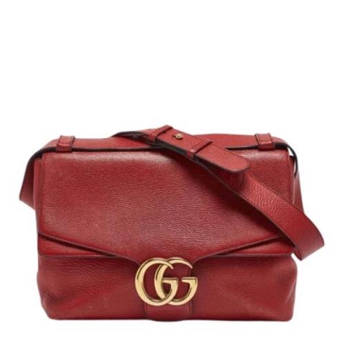 Pre-owned Leather gucci-bags Gucci Vintage , Red , Dames