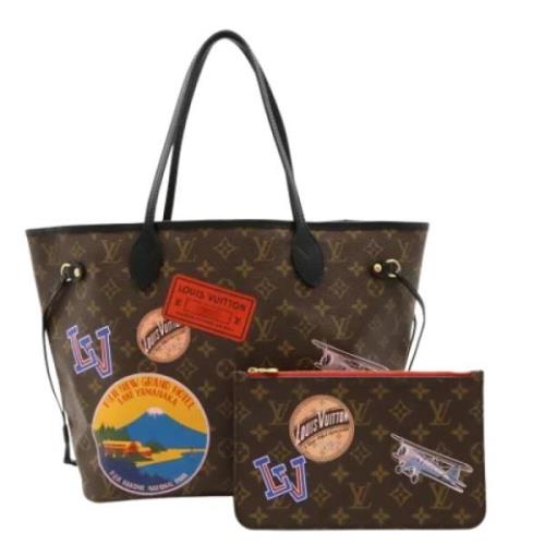 Pre-owned Fabric louis-vuitton-bags Louis Vuitton Vintage , Brown , Da...