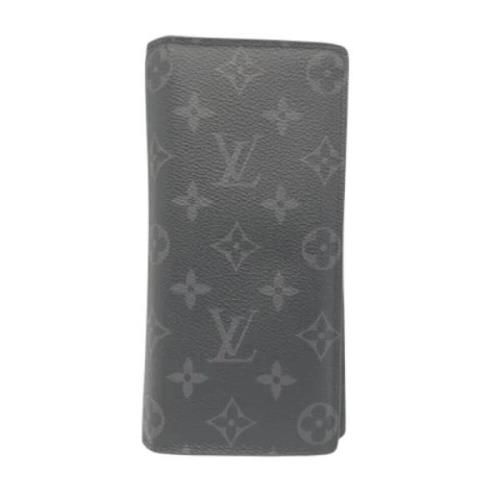 Pre-owned Fabric wallets Louis Vuitton Vintage , Black , Dames