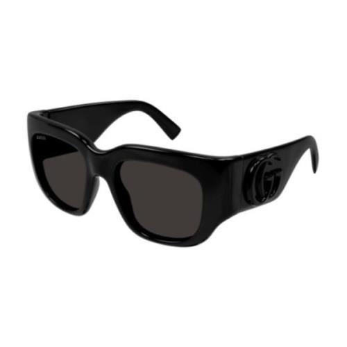 Stijlvolle zonnebril voor elke look Gucci , Black , Unisex