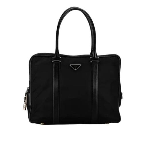 Pre-owned Leather prada-bags Prada Vintage , Black , Dames