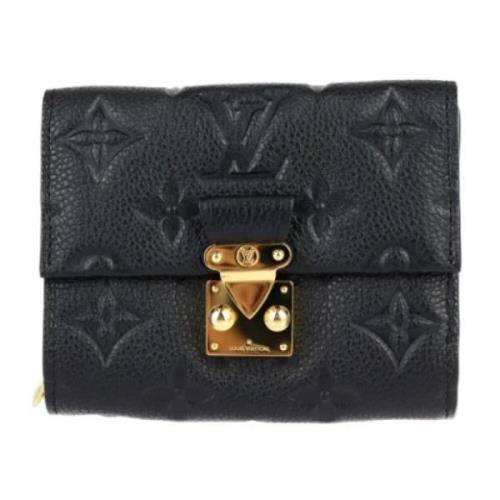 Pre-owned Canvas wallets Louis Vuitton Vintage , Black , Dames