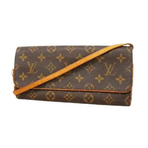 Pre-owned Fabric louis-vuitton-bags Louis Vuitton Vintage , Brown , Da...