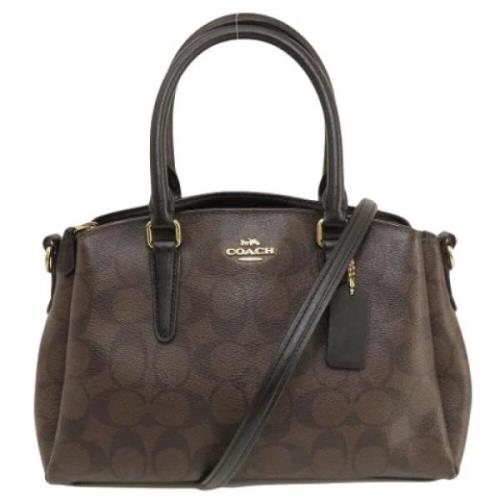 Pre-owned Canvas handbags Coach Pre-owned , Brown , Dames