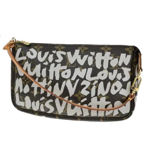 Pre-owned Canvas louis-vuitton-bags Louis Vuitton Vintage , Brown , Da...