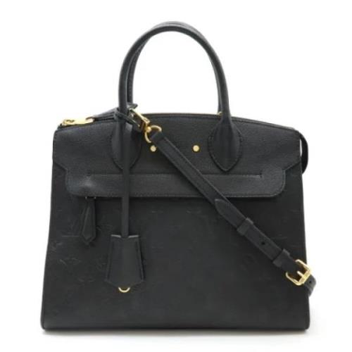 Pre-owned Canvas louis-vuitton-bags Louis Vuitton Vintage , Black , Da...