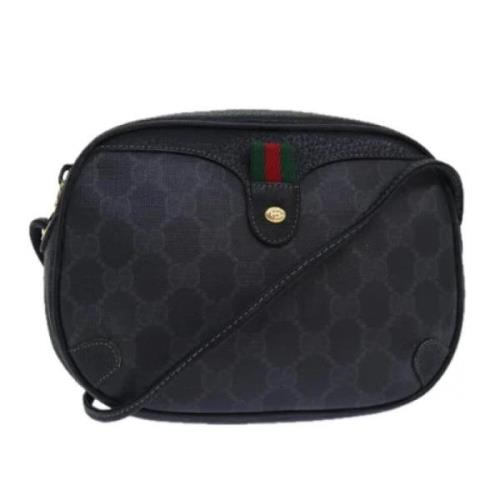 Pre-owned Leather shoulder-bags Gucci Vintage , Black , Dames