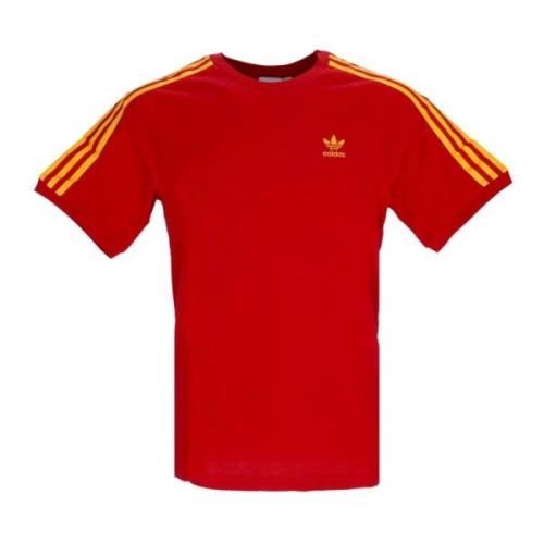 Nation Tee Rood Goud Power Adidas , Red , Heren