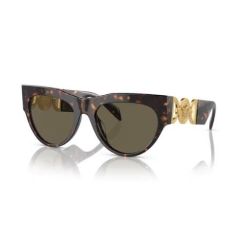 Luxe zonnebril voor stijlverbetering Versace , Brown , Unisex