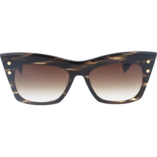 Verlooplens Modieuze Zonnebril Vrouwen Balmain , Brown , Dames