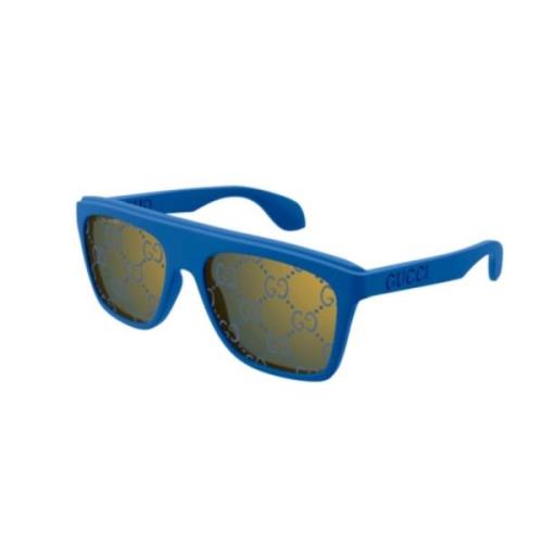 Stijlvolle zonnebril voor jouw look Gucci , Blue , Unisex