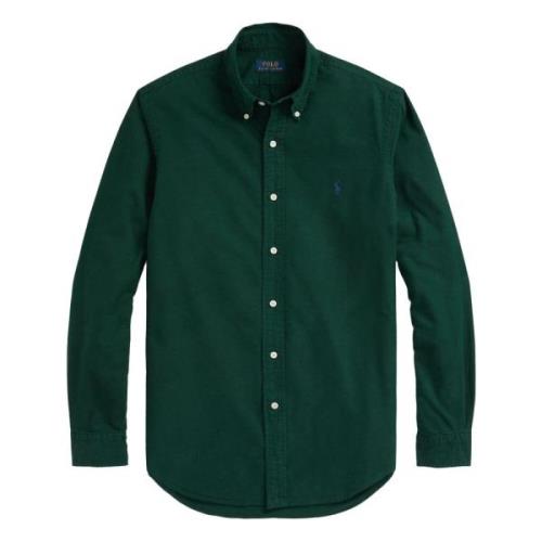 Katoenen geborduurd poloshirt Ralph Lauren , Green , Heren