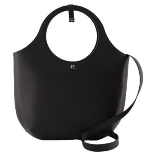 Leather shoulder-bags Courrèges , Black , Dames