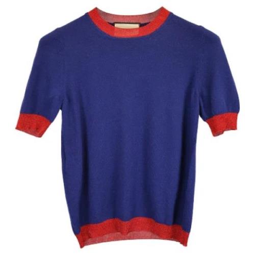 Pre-owned Wool tops Gucci Vintage , Blue , Dames