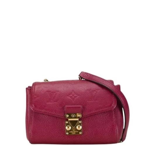 Pre-owned Leather louis-vuitton-bags Louis Vuitton Vintage , Purple , ...