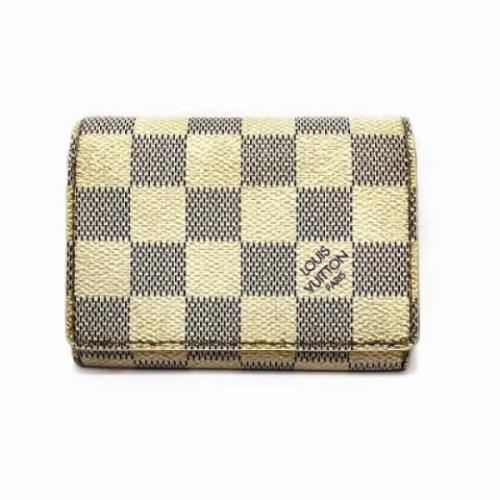 Pre-owned Fabric key-holders Louis Vuitton Vintage , Beige , Dames