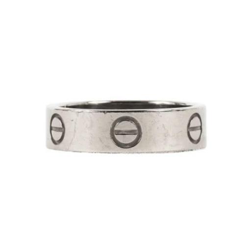 Pre-owned White Gold rings Cartier Vintage , Gray , Dames