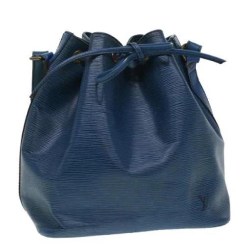 Pre-owned Leather shoulder-bags Louis Vuitton Vintage , Blue , Dames