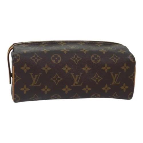 Pre-owned Canvas pouches Louis Vuitton Vintage , Brown , Dames