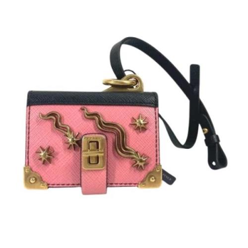 Pre-owned Leather key-holders Prada Vintage , Pink , Dames