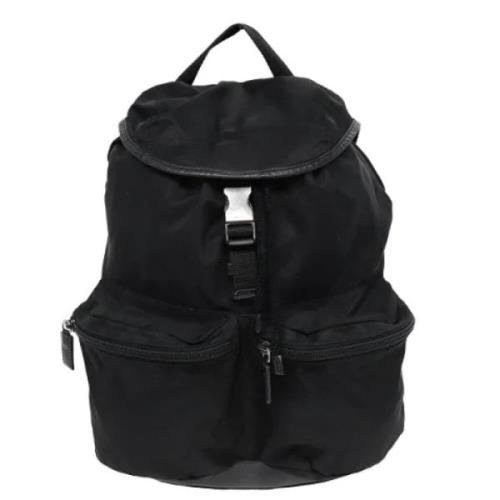 Pre-owned Fabric backpacks Prada Vintage , Black , Dames