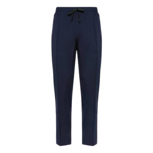 Interlock Coulisse Broek Boggi Milano , Blue , Heren