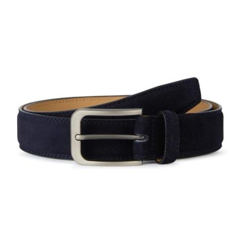 Suède leren riem Boggi Milano , Blue , Heren