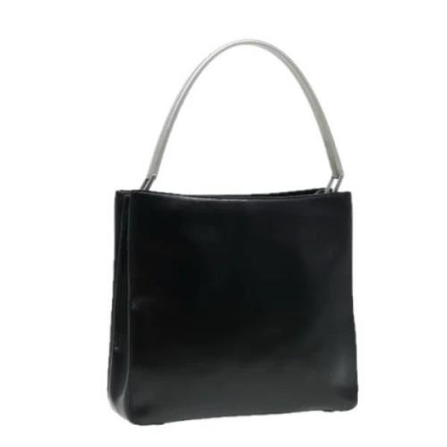 Pre-owned Leather prada-bags Prada Vintage , Black , Dames